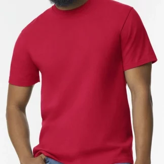 T-shirt rood Gildan3000